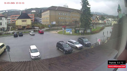 Střed obce Rokytnice nad Jizerou