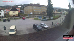 Střed obce Rokytnice nad Jizerou