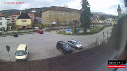 Střed obce Rokytnice nad Jizerou