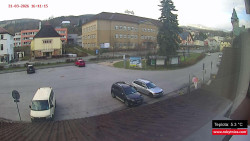 Střed obce Rokytnice nad Jizerou