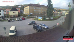 Střed obce Rokytnice nad Jizerou