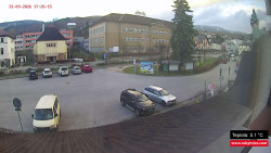 Střed obce Rokytnice nad Jizerou