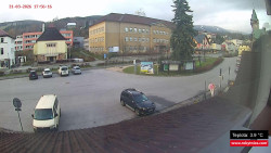 Střed obce Rokytnice nad Jizerou