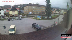 Střed obce Rokytnice nad Jizerou