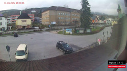 Střed obce Rokytnice nad Jizerou