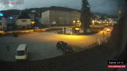 Střed obce Rokytnice nad Jizerou