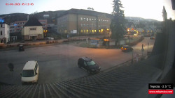 Střed obce Rokytnice nad Jizerou