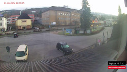 Střed obce Rokytnice nad Jizerou