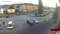 Střed obce Rokytnice nad Jizerou