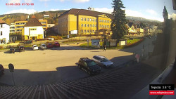 Střed obce Rokytnice nad Jizerou