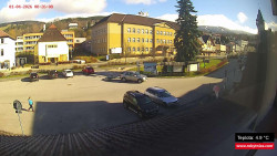 Střed obce Rokytnice nad Jizerou