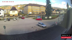 Střed obce Rokytnice nad Jizerou