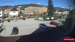 Střed obce Rokytnice nad Jizerou