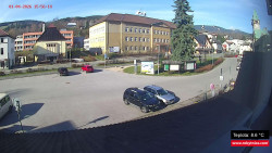 Střed obce Rokytnice nad Jizerou