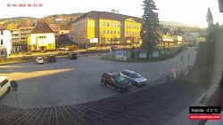 Střed obce Rokytnice nad Jizerou