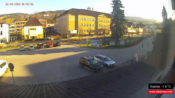 Střed obce Rokytnice nad Jizerou