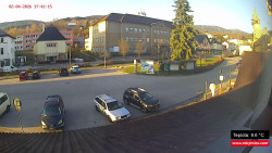 Střed obce Rokytnice nad Jizerou