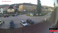 Střed obce Rokytnice nad Jizerou