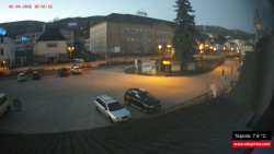 Střed obce Rokytnice nad Jizerou