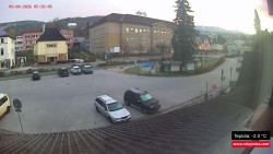 Střed obce Rokytnice nad Jizerou