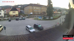 Střed obce Rokytnice nad Jizerou