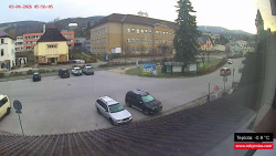 Střed obce Rokytnice nad Jizerou