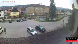 Střed obce Rokytnice nad Jizerou