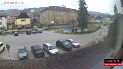 Střed obce Rokytnice nad Jizerou