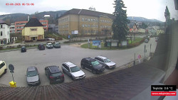 Střed obce Rokytnice nad Jizerou