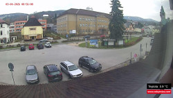 Střed obce Rokytnice nad Jizerou