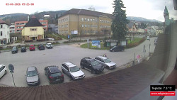 Střed obce Rokytnice nad Jizerou