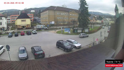 Střed obce Rokytnice nad Jizerou