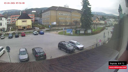 Střed obce Rokytnice nad Jizerou