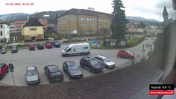 Střed obce Rokytnice nad Jizerou