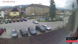 Střed obce Rokytnice nad Jizerou