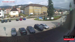 Střed obce Rokytnice nad Jizerou