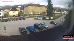 Střed obce Rokytnice nad Jizerou