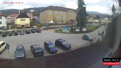 Střed obce Rokytnice nad Jizerou