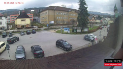 Střed obce Rokytnice nad Jizerou