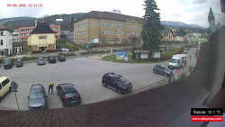 Střed obce Rokytnice nad Jizerou