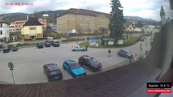 Střed obce Rokytnice nad Jizerou