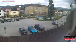 Střed obce Rokytnice nad Jizerou