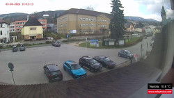 Střed obce Rokytnice nad Jizerou