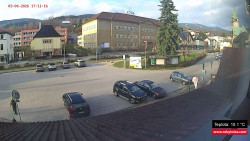 Střed obce Rokytnice nad Jizerou