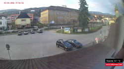 Střed obce Rokytnice nad Jizerou