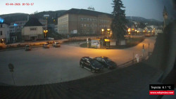 Střed obce Rokytnice nad Jizerou