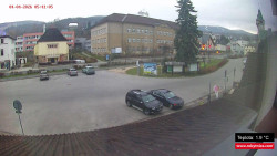 Střed obce Rokytnice nad Jizerou