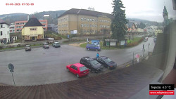 Střed obce Rokytnice nad Jizerou