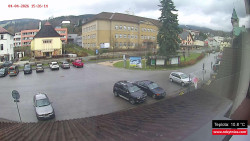 Střed obce Rokytnice nad Jizerou