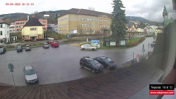 Střed obce Rokytnice nad Jizerou